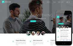 Publicize a Corporate Category Bootstrap Responsive Web Template