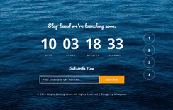Mingle Coming Soon Flat Responsive Widget Template.