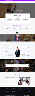 Opsimathy Education Category Bootstrap Responsive Web Template.