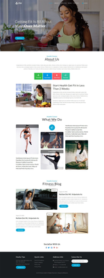 Fitness Health Sports Category Bootstrap Responsive Web Template.