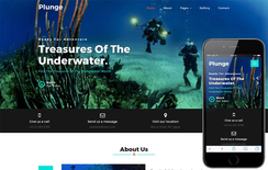 Plunge a Sports Category Bootstrap Responsive Web Template