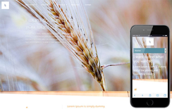 Organic corporate Responsive Mobile Website Template