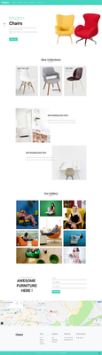 Chairs an Interior and Furniture Category Bootstrap Responsive Web Template