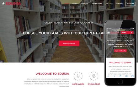 Eduma a Video Background Education Bootstrap Responsive Web Template