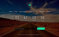 Smart Under Construction a Responsive Widget Template