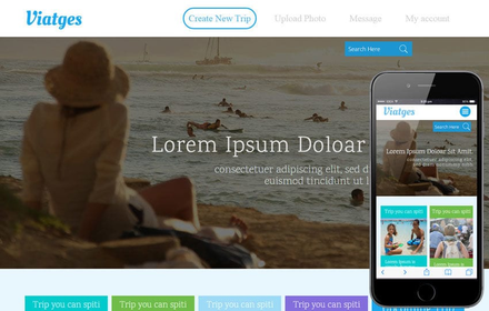 Viatges a Travel Category Flat Bootstrap Responsive Web Template