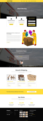 Shipping – Transportation Category Bootstrap Responsive Web Template