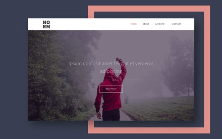 Norm a Multi Purpose Category Bootstrap Responsive Website Template