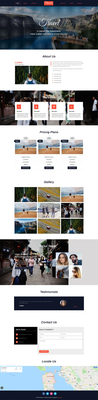 Discover Travel Category Bootstrap Responsive Web Template