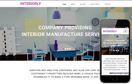 Interiorly an Interior Flat Bootstrap Responsive Web Template