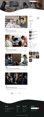 Work Field a Corporate Website Template