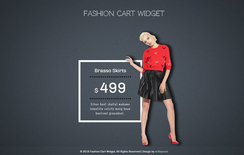 Fashion Cart Responsive Widget Template