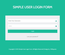 Simple User Login Form Responsive Widget Template