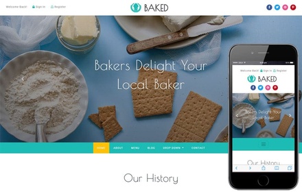 Baked Hotel Category Bootstrap Responsive Web Template