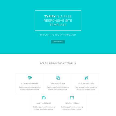 Typify: Responsive HTML5 Templates | TEMPLATED