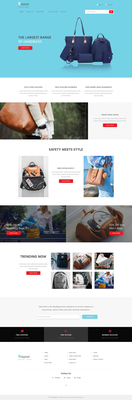 Baggage – E-commerce Category Bootstrap Responsive Web Template