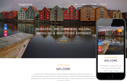 Township a Real Estate Category Bootstrap Responsive Web Template