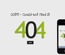 Oops 404 Page Not Found Mobile Website Template