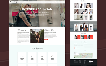 Trending a Fashion Category Bootstrap Responsive Web Template