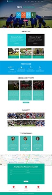 Frolic Sports Category Bootstrap Responsive Web Template