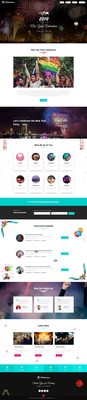 Celebration an Entertainment Category Bootstrap Responsive Web Template