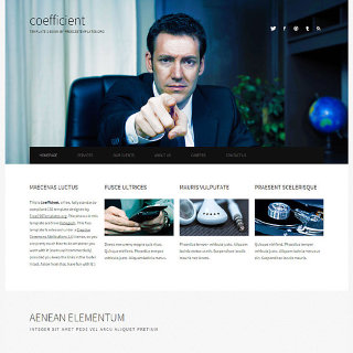 Coefficient: CSS Templates | TEMPLATED