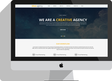 Ideas Agency Portfolio Flat Bootstrap Responsive web template