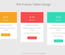 Flat Precious Tables Design Widget Template