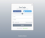 Flat Hooks Login Form Widget Template