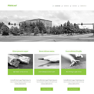 PlainLeaf: CSS Templates | TEMPLATED