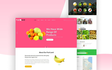 Fruit Land an Agriculture Category Bootstrap Responsive Web Template