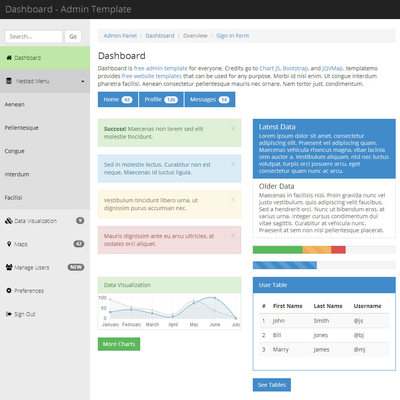 Dashboard Template