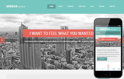 Modus Versus a Multipurpose Flat Bootstrap Responsive web template