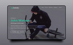 Activity a Personal Category Bootstrap Responsive Web Template