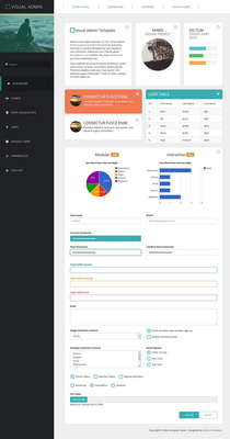 Visual Admin Template