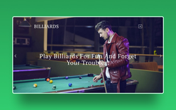 Billiards Sports Category Bootstrap Responsive Web Template