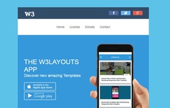 Introducing W3layouts app Newsletter Email Template