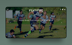 Playful Sports Category Bootstrap Responsive Web Template