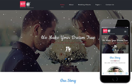 Wedding Proposer a Wedding Category Bootstrap Responsive Web Template