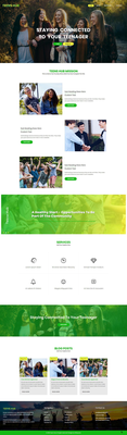 Teens Hub a People Category Bootstrap Web Template