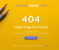 Random Error Page a Flat Responsive Widget Template