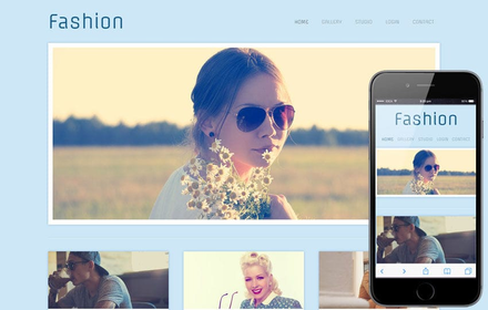 Fashion Photographers gallery webtemplate