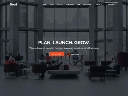 Dewi - Free Multi Purpose HTML Template | BootstrapMade