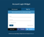 Account Login Widget Flat Responsive Widget Template