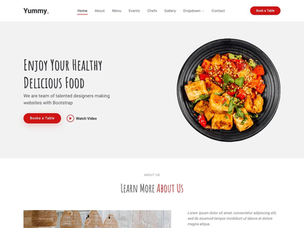 Yummy - Bootstrap Restaurant Website Template | BootstrapMade