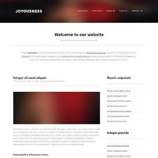 Joyousness: CSS Templates | TEMPLATED