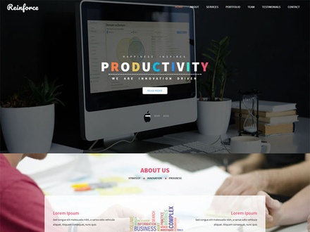 Explore a Personal Category Bootstrap Responsive Web Template