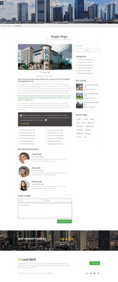 Land Mark – Real Estate Bootstrap Responsive Web Template