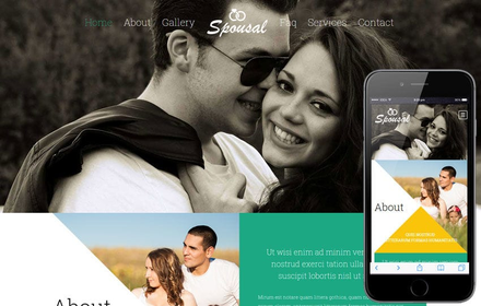 Spousal a Wedding Planner Flat Bootstrap Responsive Web Template