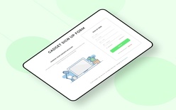 Gadget Sign Up Form a Flat Responsive Widget Template